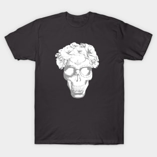 Sugar skull with flowers T-Shirt